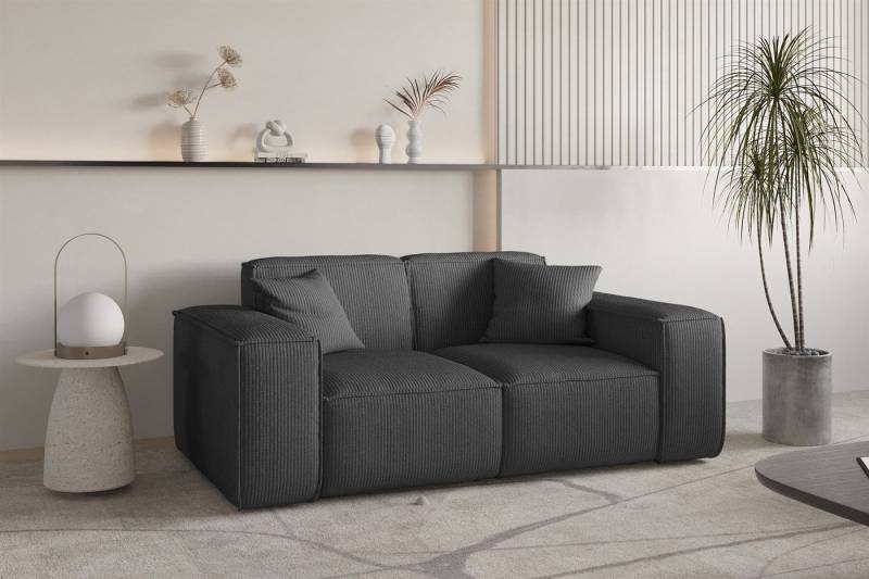 Fun Möbel 2-Sitzer Sofa Designersofa CELES PREMIUM in Stoff Scala, Auch als Set erhältlich von Fun Möbel