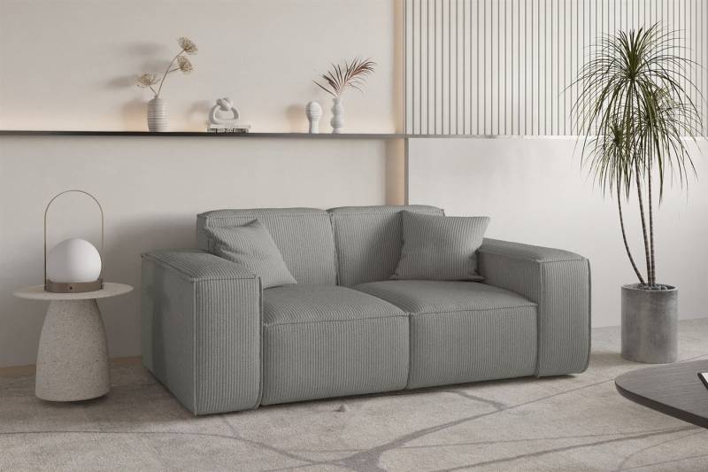 Fun Möbel 2-Sitzer Sofa Designersofa CELES PREMIUM in Stoff Scala, Auch als Set erhältlich von Fun Möbel