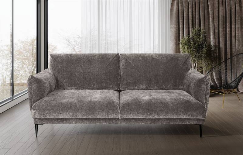 Fun Möbel 2-Sitzer Sofa Designersofa MADISON in Stoff, Rundumbezug von Fun Möbel