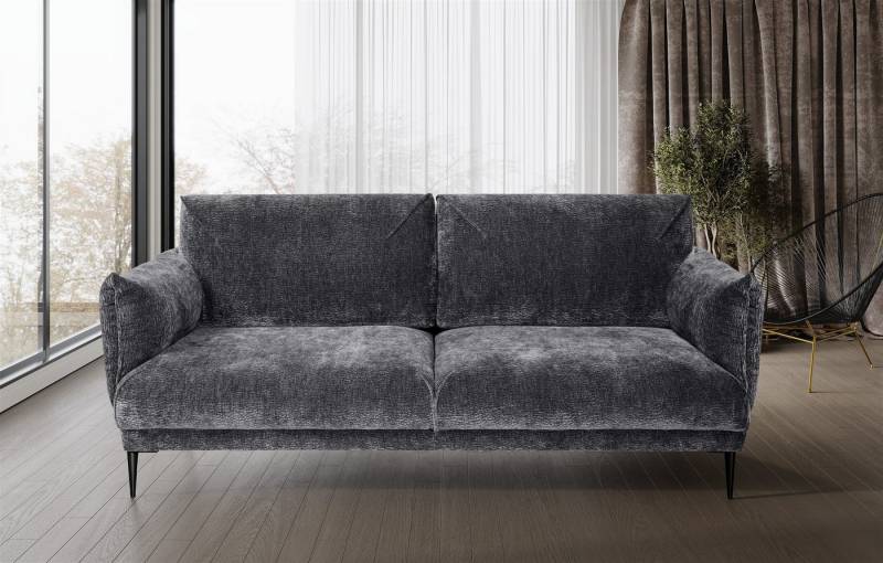 Fun Möbel 2-Sitzer Sofa Designersofa MADISON in Stoff, Rundumbezug von Fun Möbel