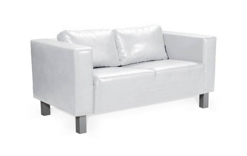 Fun Möbel 2-Sitzer Sofa Designersofa MAILAND 2-Sitzer in Kunstleder, inkl. 2 Rückenkissen Fun Möbel 2-Sitzer Sofa Designersofa MAILAND 2-Sitzer in Kunstleder, inkl. 2 Rückenkissen von Fun Möbel