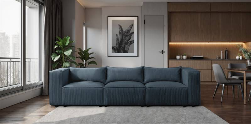 Fun Möbel 3-Sitzer Designersofa FUN MIKEL in Stoff Lincoln, Rundumbezug Fun Möbel 3-Sitzer Designersofa FUN MIKEL in Stoff Lincoln, Rundumbezug von Fun Möbel