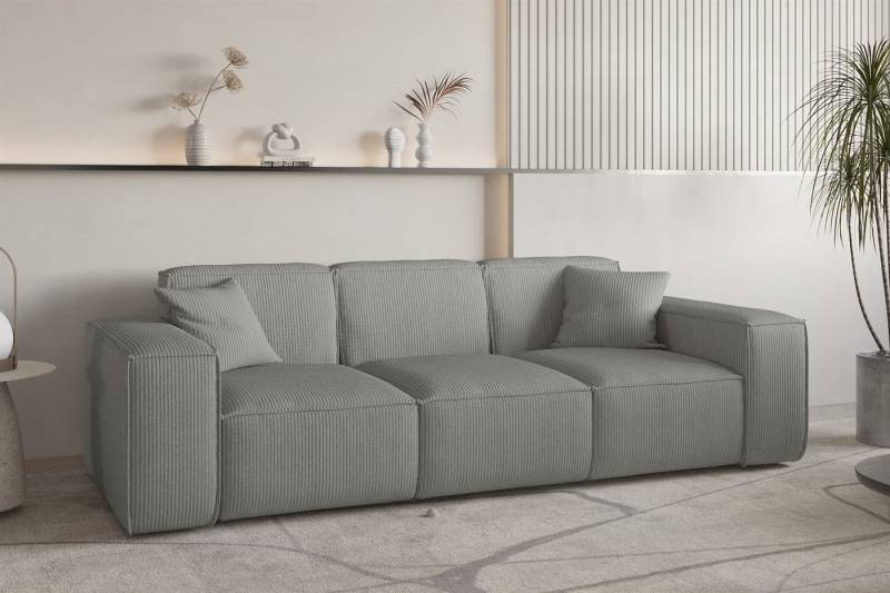 Fun Möbel 3-Sitzer Sofa Designersofa CELES PREMIUM in Stoff Scala, Auch als Set erhältlich, Inkl. 2 Zierkissen, Rundumbezug Fun Möbel 3-Sitzer Sofa Designersofa CELES PREMIUM in Stoff Scala, Auch als Set erhältlich, Inkl. 2 Zierkissen, Rundumbezug von Fun Möbel