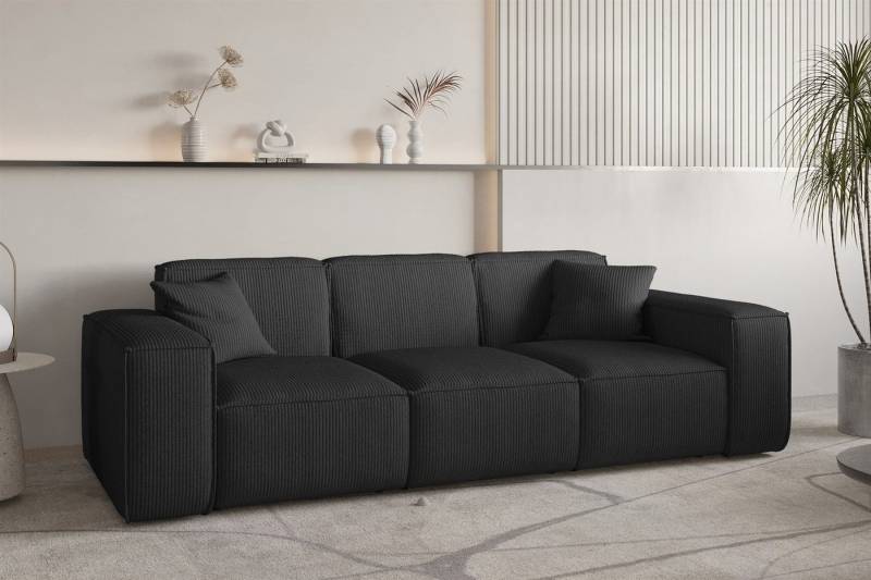 Fun Möbel 3-Sitzer Sofa Designersofa CELES PREMIUM in Stoff Scala, Auch als Set erhältlich von Fun Möbel