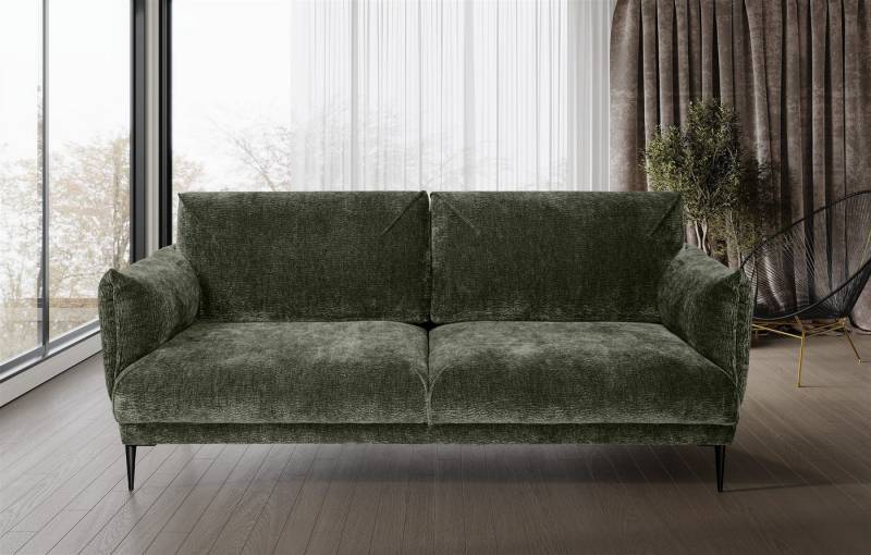 Fun Möbel 3-Sitzer Sofa Designersofa MADISON 3-Sitzer in Stoff, Rundumbezug von Fun Möbel
