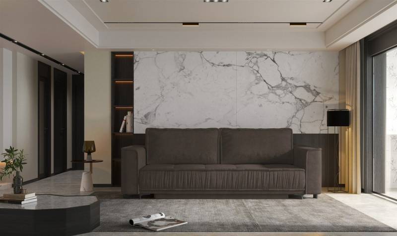 Fun Möbel 3-Sitzer Sofa FUN ARGUS mit Schlaffunktion in Stoff Terra, mit Bettkasten, Rundumbezug und ausziehbare Liegefläche Fun Möbel 3-Sitzer Sofa FUN ARGUS mit Schlaffunktion in Stoff Terra, mit Bettkasten, Rundumbezug und ausziehbare Liegefläche von Fun Möbel