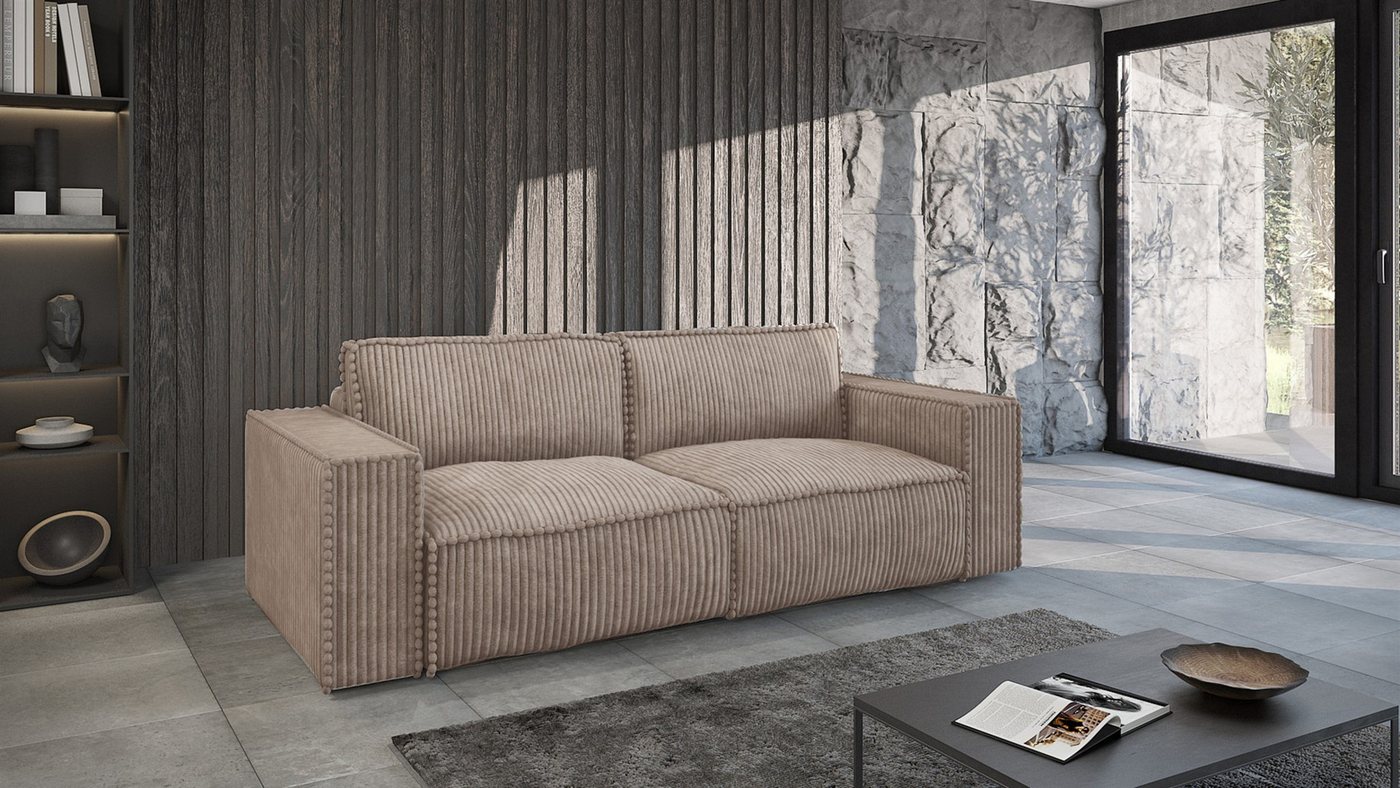 Fun Möbel 3-Sitzer Sofa FUN AVIELA mit Schlaffunktion in Stoff Tilia, Rundumbezug und ausziehbare Liegefläche Fun Möbel 3-Sitzer Sofa FUN AVIELA mit Schlaffunktion in Stoff Tilia, Rundumbezug und ausziehbare Liegefläche von Fun Möbel