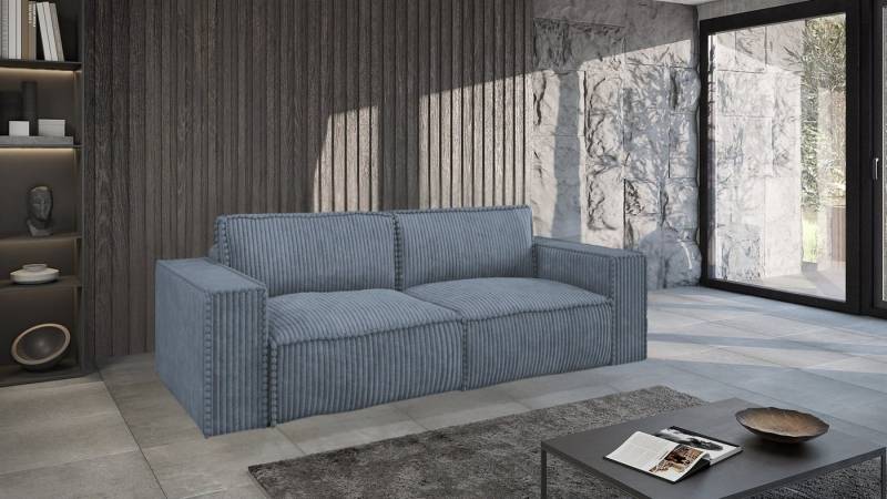 Fun Möbel 3-Sitzer Sofa FUN AVIELA mit Schlaffunktion in Stoff Tilia, Rundumbezug und ausziehbare Liegefläche von Fun Möbel