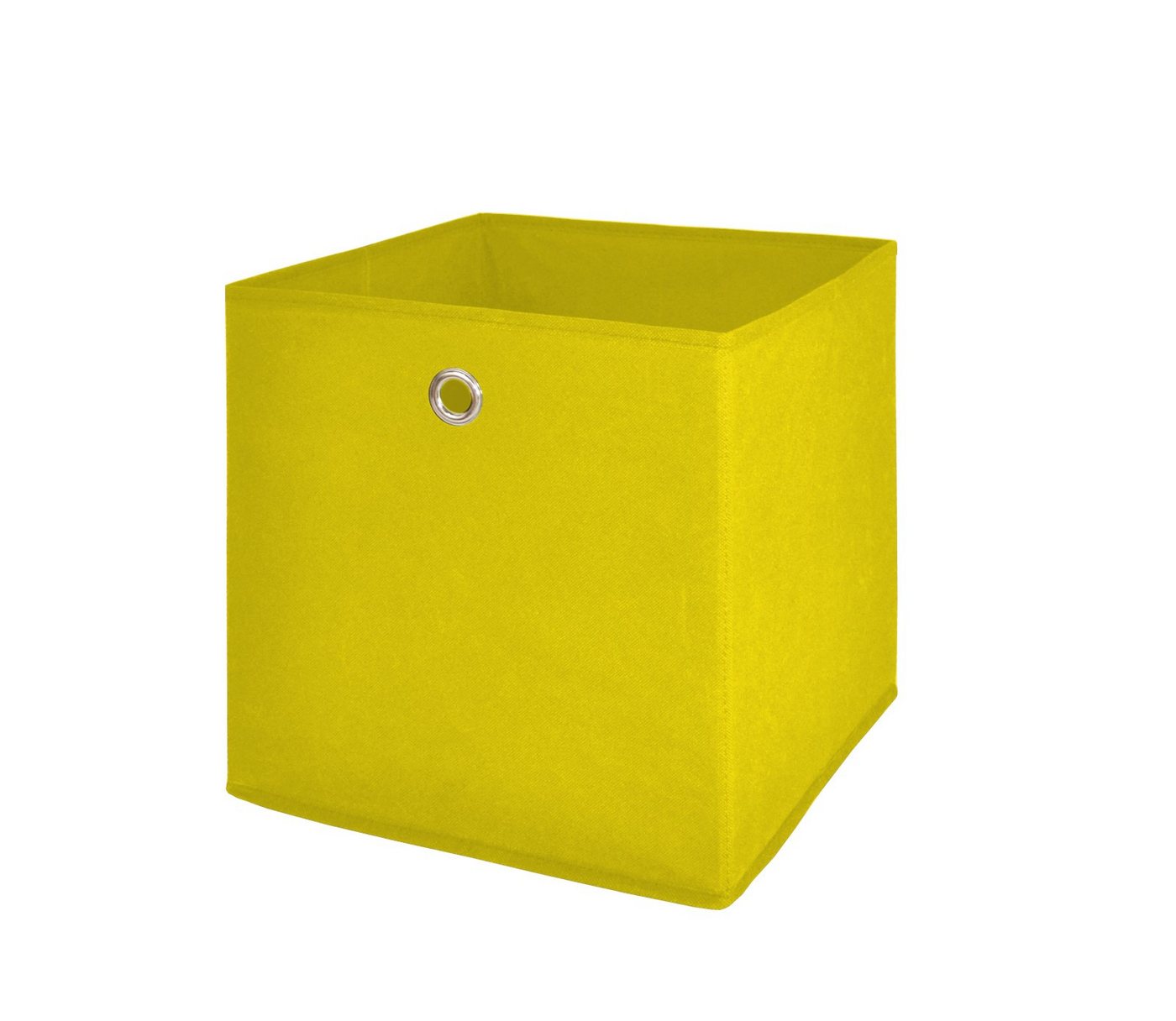 Fun Möbel Aufbewahrungsbox Faltbox DELTA Grün (32cm x 32cm x 32cm, 1 Stück), Made in Europa von Fun Möbel