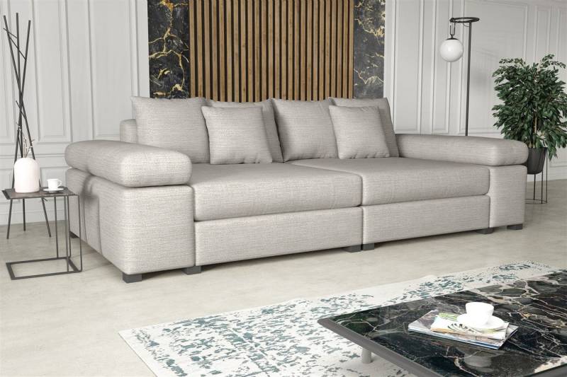 Fun Möbel Big-Sofa Big Sofa Couchgarnitur PORTER Megasofa in Stoff o. Kunstleder, inkl. Zierkissen von Fun Möbel