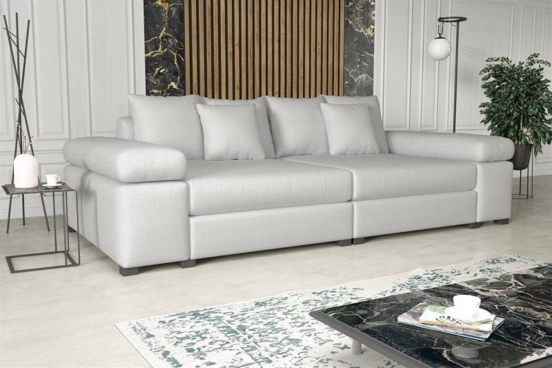 Fun Möbel Big-Sofa Big Sofa Couchgarnitur PORTER Megasofa in Stoff o. Kunstleder, inkl. Zierkissen von Fun Möbel