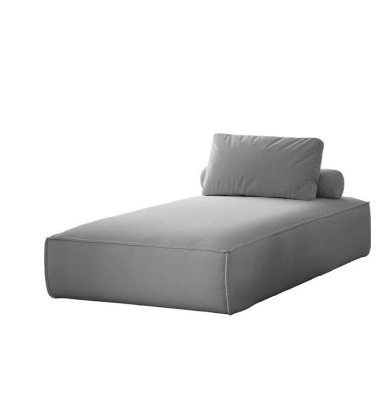 Fun Möbel Chaiselongue Chaiselongue Liege Celes in Stoff, inkl. Rückenkissen von Fun Möbel