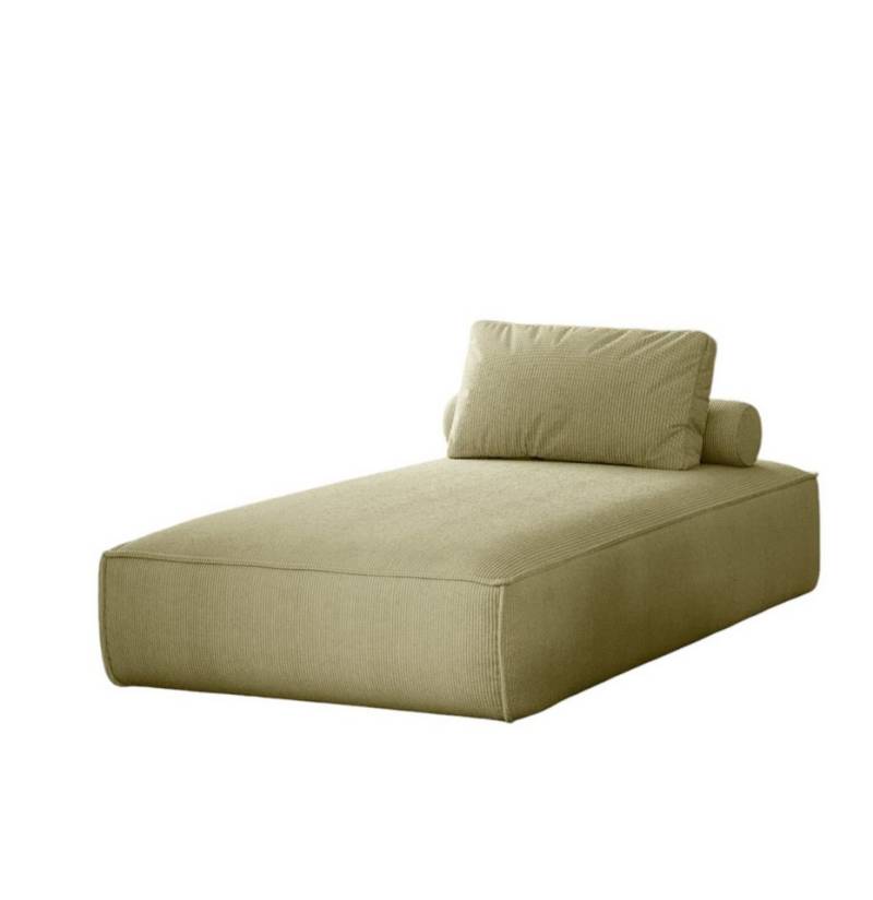 Fun Möbel Chaiselongue Chaiselongue Liege Celes in Stoff, inkl. Rückenkissen von Fun Möbel
