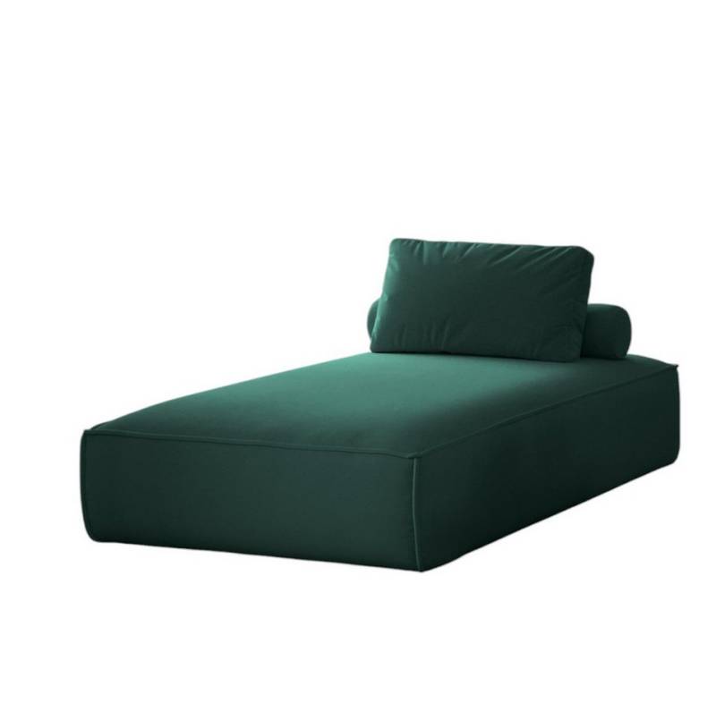 Fun Möbel Chaiselongue Chaiselongue Liege Celes in Stoff, inkl. Rückenkissen von Fun Möbel