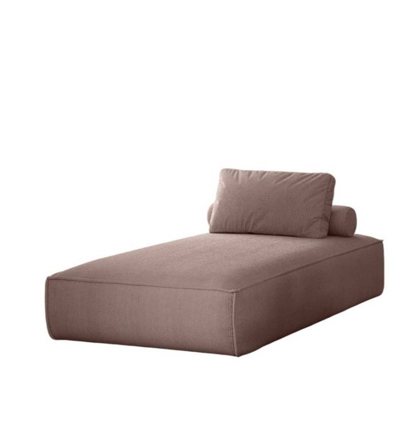 Fun Möbel Chaiselongue Chaiselongue Liege Celes in Stoff, inkl. Rückenkissen von Fun Möbel