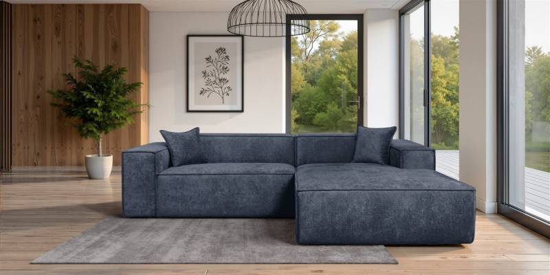 Fun Möbel Ecksofa Designersofa CARLOTA in Stoff Perfect Harmony mit Ottomane, Rundumbezug, Ottomane Links oder Rechts Fun Möbel Ecksofa Designersofa CARLOTA in Stoff Perfect Harmony mit Ottomane, Rundumbezug, Ottomane Links oder Rechts von Fun Möbel