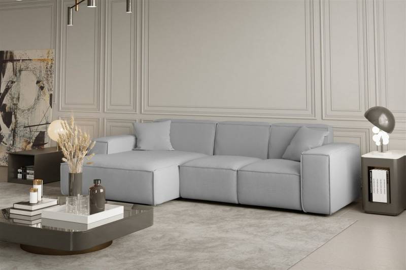 Fun Möbel Ecksofa Designersofa CELES Ottomane Links oder Rechts in Stoff, inkl. 2 Zierkissen Fun Möbel Ecksofa Designersofa CELES Ottomane Links oder Rechts in Stoff, inkl. 2 Zierkissen von Fun Möbel