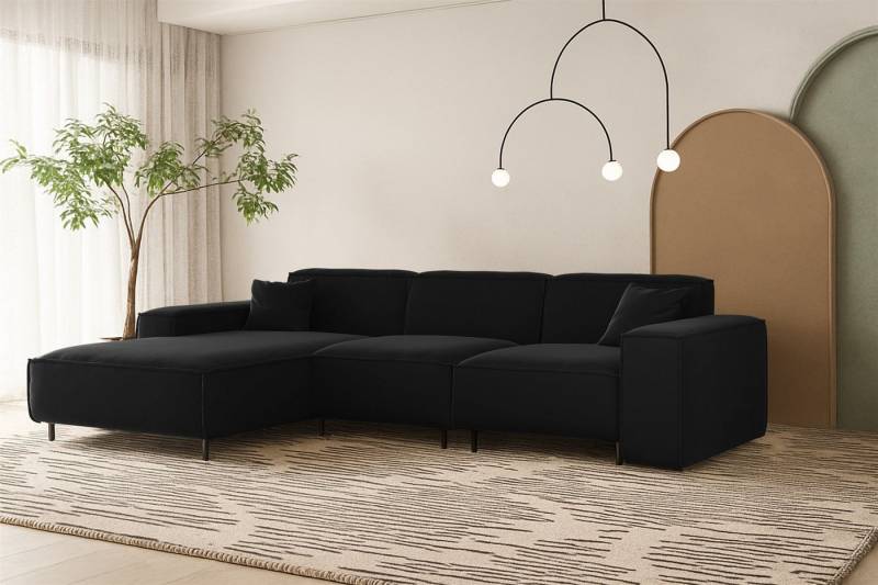 Fun Möbel Ecksofa Designersofa FUN GEMA mit Ottomane in Stoff, Rundumbezug, Ottomane Links oder Rechts Fun Möbel Ecksofa Designersofa FUN GEMA mit Ottomane in Stoff, Rundumbezug, Ottomane Links oder Rechts von Fun Möbel