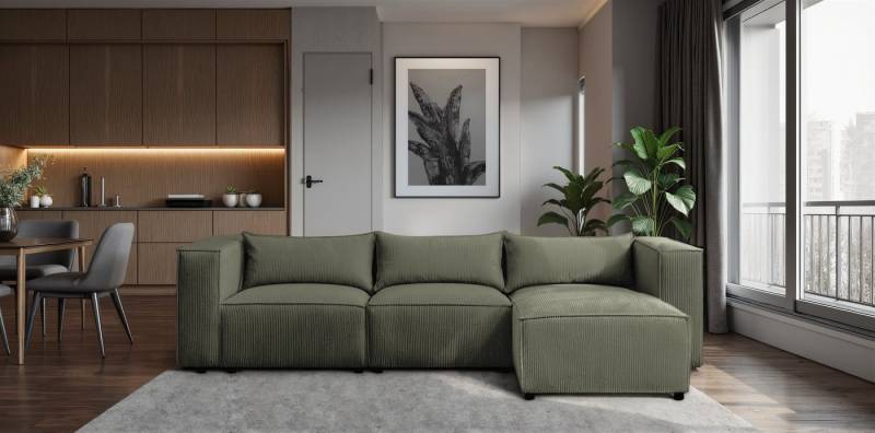 Fun Möbel Ecksofa Designersofa FUN MIKEL in Stoff Lincoln mit Ottomane, Rundumbezug, Ottomane Links oder Rechts Fun Möbel Ecksofa Designersofa FUN MIKEL in Stoff Lincoln mit Ottomane, Rundumbezug, Ottomane Links oder Rechts von Fun Möbel