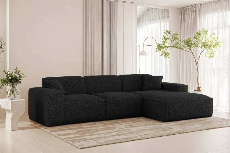 Fun Möbel Ecksofa Designersofa FUN PEREZ PREMIUM in Stoff Sven, Ottomane Rechts oder Links, inkl. 2 x Zierkissen Fun Möbel Ecksofa Designersofa FUN PEREZ PREMIUM in Stoff Sven, Ottomane Rechts oder Links, inkl. 2 x Zierkissen von Fun Möbel