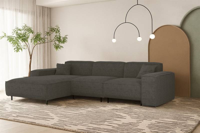 Fun Möbel Ecksofa Designersofa GLORIA mit Ottomane in Stoff, Rundumbezug, Ottomane Links oder Rechts Fun Möbel Ecksofa Designersofa GLORIA mit Ottomane in Stoff, Rundumbezug, Ottomane Links oder Rechts von Fun Möbel