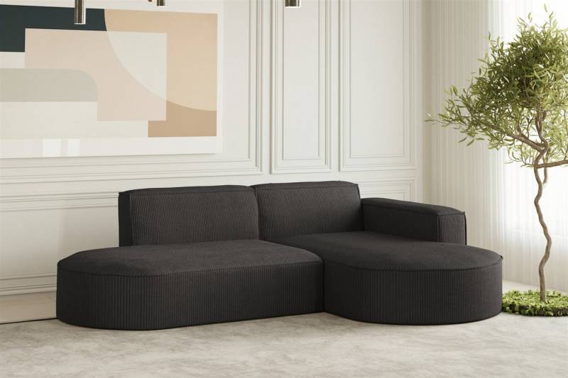 Fun Möbel Ecksofa Designersofa PALMA XS in Stoff Scala oder Noel, Auch mit Sessel erhältlich, Rundumbezug von Fun Möbel