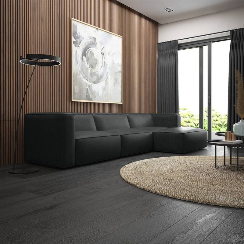 Fun Möbel Ecksofa Designersofa Sofa HELMER in Stoff Pola, Ottomane Rechts oder Links, Rundumbezug Fun Möbel Ecksofa Designersofa Sofa HELMER in Stoff Pola, Ottomane Rechts oder Links, Rundumbezug von Fun Möbel
