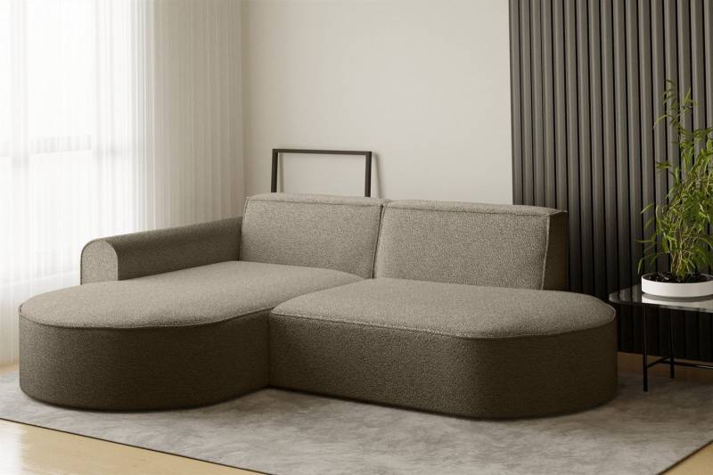 Fun Möbel Ecksofa Ecksofa Designersofa BONDY in Stoff mit Ottomane, Ottomane links oder rechts, Rundumbezug Fun Möbel Ecksofa Ecksofa Designersofa BONDY in Stoff mit Ottomane, Ottomane links oder rechts, Rundumbezug von Fun Möbel