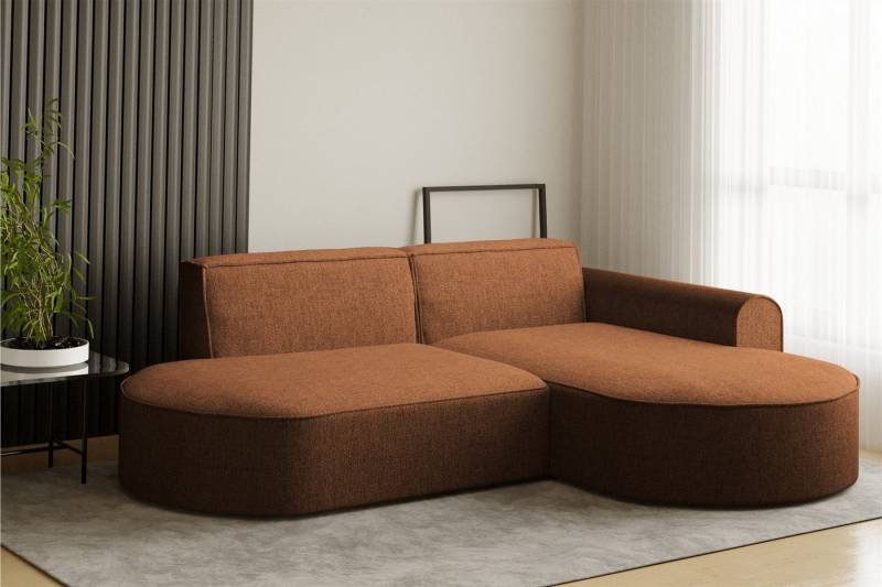 Fun Möbel Ecksofa Ecksofa Designersofa BONDY in Stoff mit Ottomane, Ottomane links oder rechts, Rundumbezug Fun Möbel Ecksofa Ecksofa Designersofa BONDY in Stoff mit Ottomane, Ottomane links oder rechts, Rundumbezug von Fun Möbel