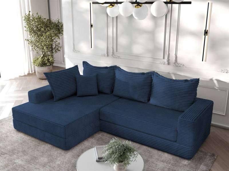 Fun Möbel Ecksofa Ecksofa OSKAR mit Ottomane in Stoff Tilia, inkl. 4 Rückenkissen und 1 Zierkissen Fun Möbel Ecksofa Ecksofa OSKAR mit Ottomane in Stoff Tilia, inkl. 4 Rückenkissen und 1 Zierkissen von Fun Möbel