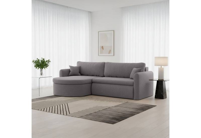 Fun Möbel Ecksofa Ecksofa Schlafsofa FELIZ, Rundumbezug, Inkl. Bettkasten und 2 Zierkissen Fun Möbel Ecksofa Ecksofa Schlafsofa FELIZ, Rundumbezug, Inkl. Bettkasten und 2 Zierkissen von Fun Möbel