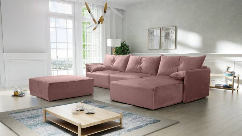 Fun Möbel Ecksofa HUNTER Ottomane Rechts oder Links inkl. Schlaffunktion, wahlweise mit oder ohne Couchhocker Fun Möbel Ecksofa HUNTER Ottomane Rechts oder Links inkl. Schlaffunktion, wahlweise mit oder ohne Couchhocker von Fun Möbel