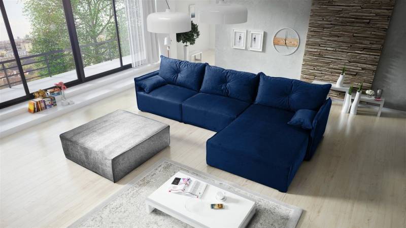 Fun Möbel Ecksofa HUNTER Ottomane Rechts oder Links inkl. Schlaffunktion, wahlweise mit oder ohne Couchhocker Fun Möbel Ecksofa HUNTER Ottomane Rechts oder Links inkl. Schlaffunktion, wahlweise mit oder ohne Couchhocker von Fun Möbel
