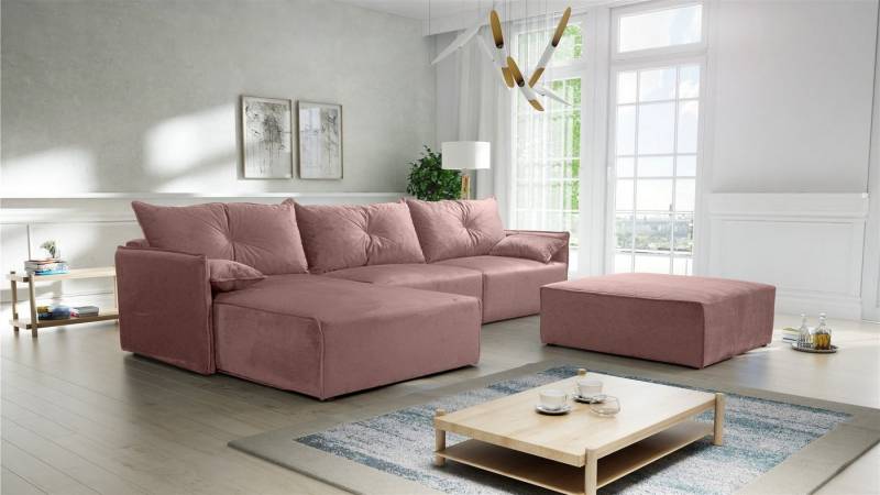 Fun Möbel Ecksofa HUNTER Ottomane Rechts oder Links inkl. Schlaffunktion, wahlweise mit oder ohne Couchhocker Fun Möbel Ecksofa HUNTER Ottomane Rechts oder Links inkl. Schlaffunktion, wahlweise mit oder ohne Couchhocker von Fun Möbel