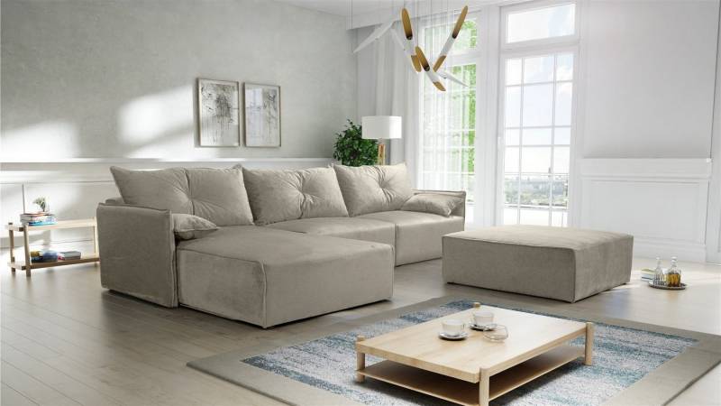 Fun Möbel Ecksofa HUNTER Ottomane Rechts oder Links inkl. Schlaffunktion, wahlweise mit oder ohne Couchhocker Fun Möbel Ecksofa HUNTER Ottomane Rechts oder Links inkl. Schlaffunktion, wahlweise mit oder ohne Couchhocker von Fun Möbel