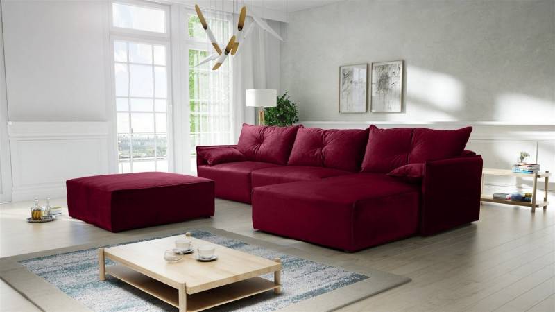 Fun Möbel Ecksofa HUNTER Ottomane Rechts oder Links inkl. Schlaffunktion, wahlweise mit oder ohne Couchhocker Fun Möbel Ecksofa HUNTER Ottomane Rechts oder Links inkl. Schlaffunktion, wahlweise mit oder ohne Couchhocker von Fun Möbel