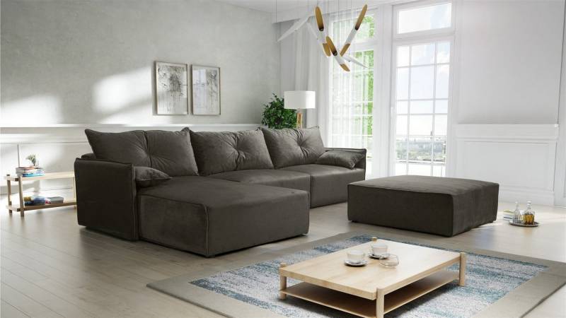 Fun Möbel Ecksofa HUNTER Ottomane Rechts oder Links inkl. Schlaffunktion, wahlweise mit oder ohne Couchhocker Fun Möbel Ecksofa HUNTER Ottomane Rechts oder Links inkl. Schlaffunktion, wahlweise mit oder ohne Couchhocker von Fun Möbel