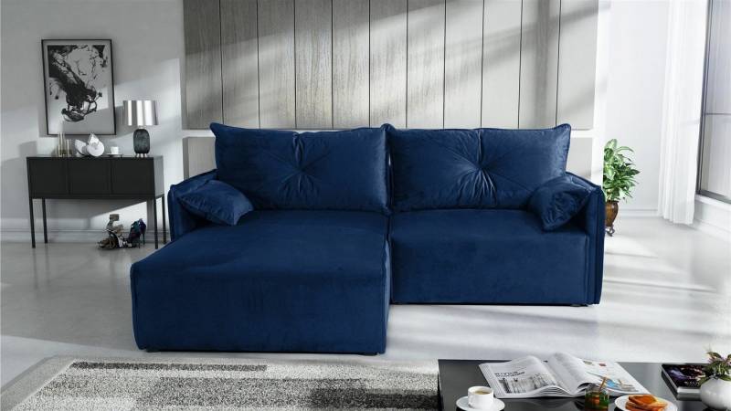 Fun Möbel Ecksofa HUNTER XS in Stoff Royal Ottomane Rechts oder Links, inkl. 2 Zierkissen und 2 Rückenkissen, inkl. Schlaffunktion mit Bettkasten Fun Möbel Ecksofa HUNTER XS in Stoff Royal Ottomane Rechts oder Links, inkl. 2 Zierkissen und 2 Rückenkissen, inkl. Schlaffunktion mit Bettkasten von Fun Möbel