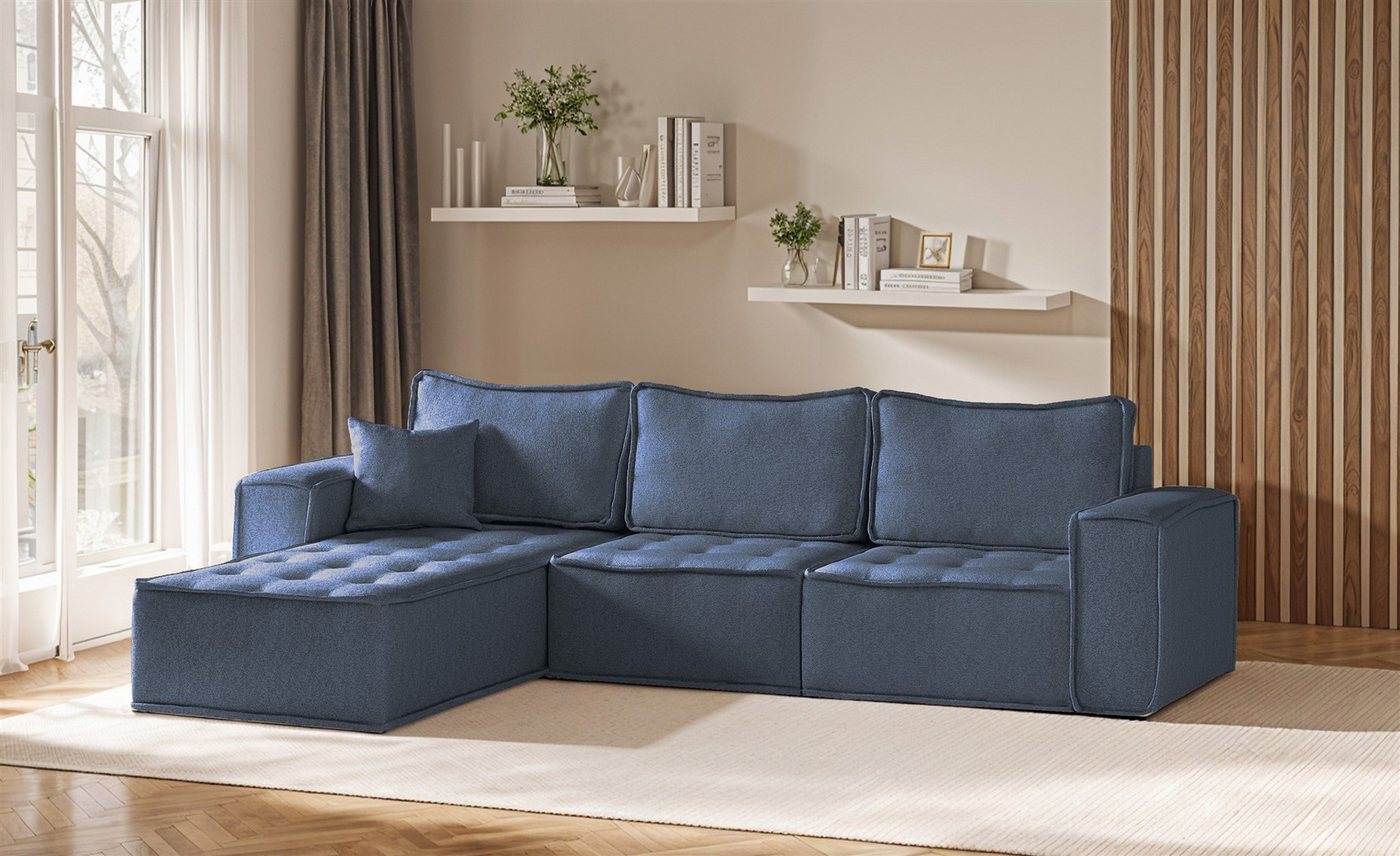 Fun Möbel Ecksofa Modulsofa 3-teilig SANDE in Stoff, Alle Module zu System SANDE sind auch Einzel erhältlich, Rundumbezug Fun Möbel Ecksofa Modulsofa 3-teilig SANDE in Stoff, Alle Module zu System SANDE sind auch Einzel erhältlich, Rundumbezug von Fun Möbel