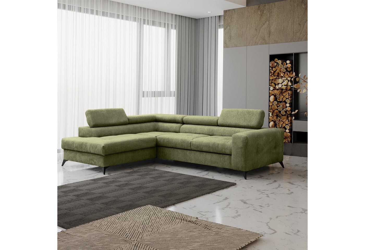 Fun Möbel Ecksofa Schlafsofa AMADEO, Rundumbezug, inkl. Bettkasten Fun Möbel Ecksofa Schlafsofa AMADEO, Rundumbezug, inkl. Bettkasten von Fun Möbel