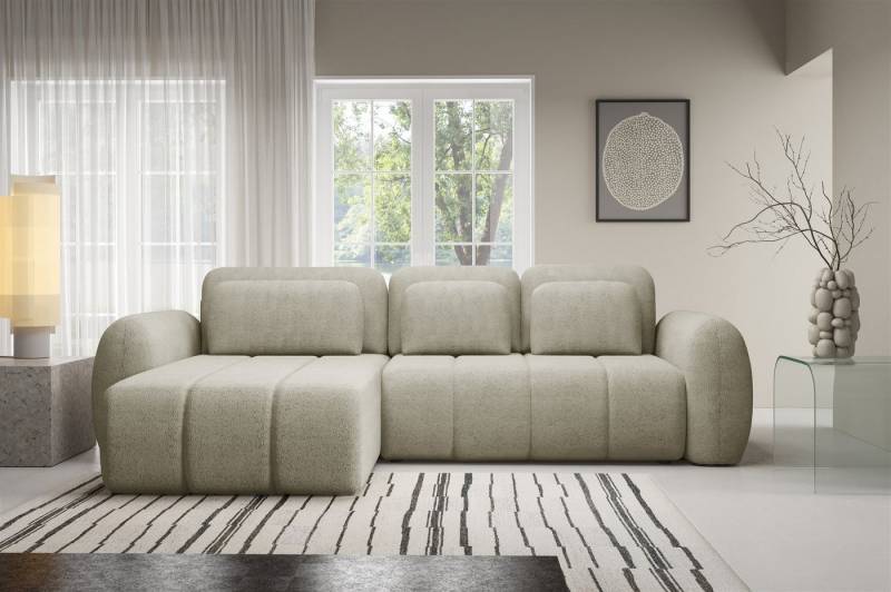 Fun Möbel Ecksofa Schlafsofa CARIA mit Ottomane in Stoff Quelle, inkl. Bettkasten, Rundumbezug Fun Möbel Ecksofa Schlafsofa CARIA mit Ottomane in Stoff Quelle, inkl. Bettkasten, Rundumbezug von Fun Möbel