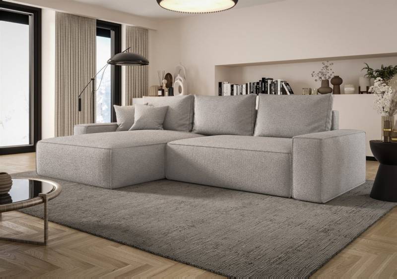 Fun Möbel Ecksofa Schlafsofa FUN AMIDA mit Ottomane in Stoff Aragon, mit Bettkasten, Rundumbezug Fun Möbel Ecksofa Schlafsofa FUN AMIDA mit Ottomane in Stoff Aragon, mit Bettkasten, Rundumbezug von Fun Möbel