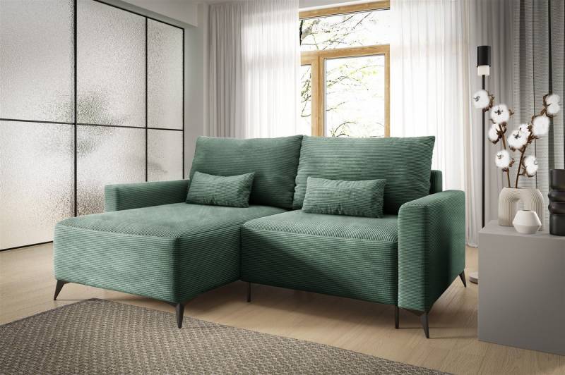 Fun Möbel Ecksofa Schlafsofa FUN DAFINO mit Ottomane in Stoff Poso, mit Bettkasten Fun Möbel Ecksofa Schlafsofa FUN DAFINO mit Ottomane in Stoff Poso, mit Bettkasten von Fun Möbel