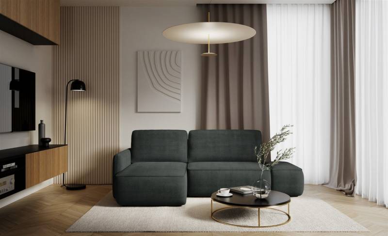 Fun Möbel Ecksofa Schlafsofa FUN EFREN mit Ottomane in Stoff Cremona, mit Bettkasten, Rücken echt bezogen Fun Möbel Ecksofa Schlafsofa FUN EFREN mit Ottomane in Stoff Cremona, mit Bettkasten, Rücken echt bezogen von Fun Möbel