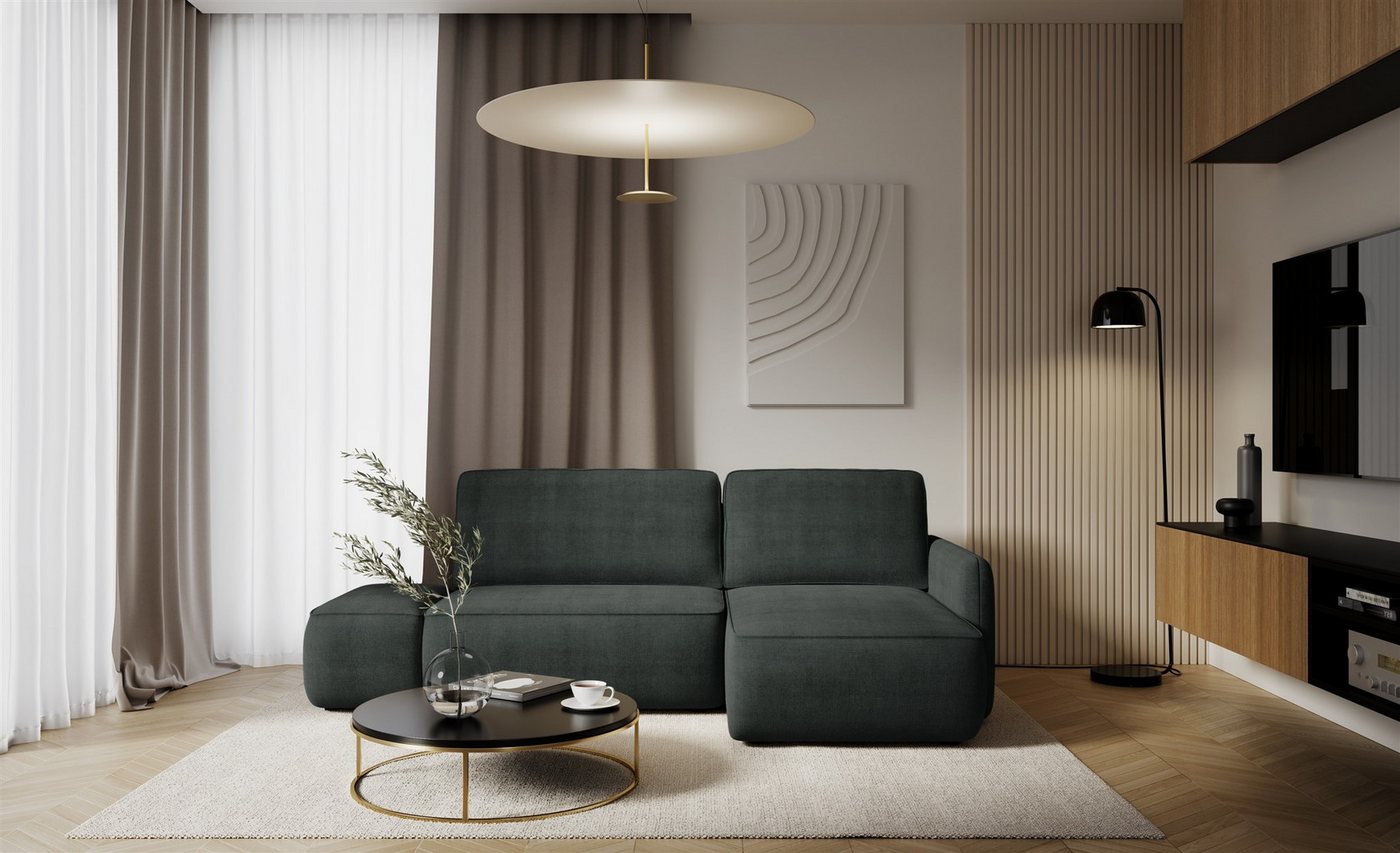 Fun Möbel Ecksofa Schlafsofa FUN EFREN mit Ottomane in Stoff Cremona, mit Bettkasten, Rücken echt bezogen Fun Möbel Ecksofa Schlafsofa FUN EFREN mit Ottomane in Stoff Cremona, mit Bettkasten, Rücken echt bezogen von Fun Möbel