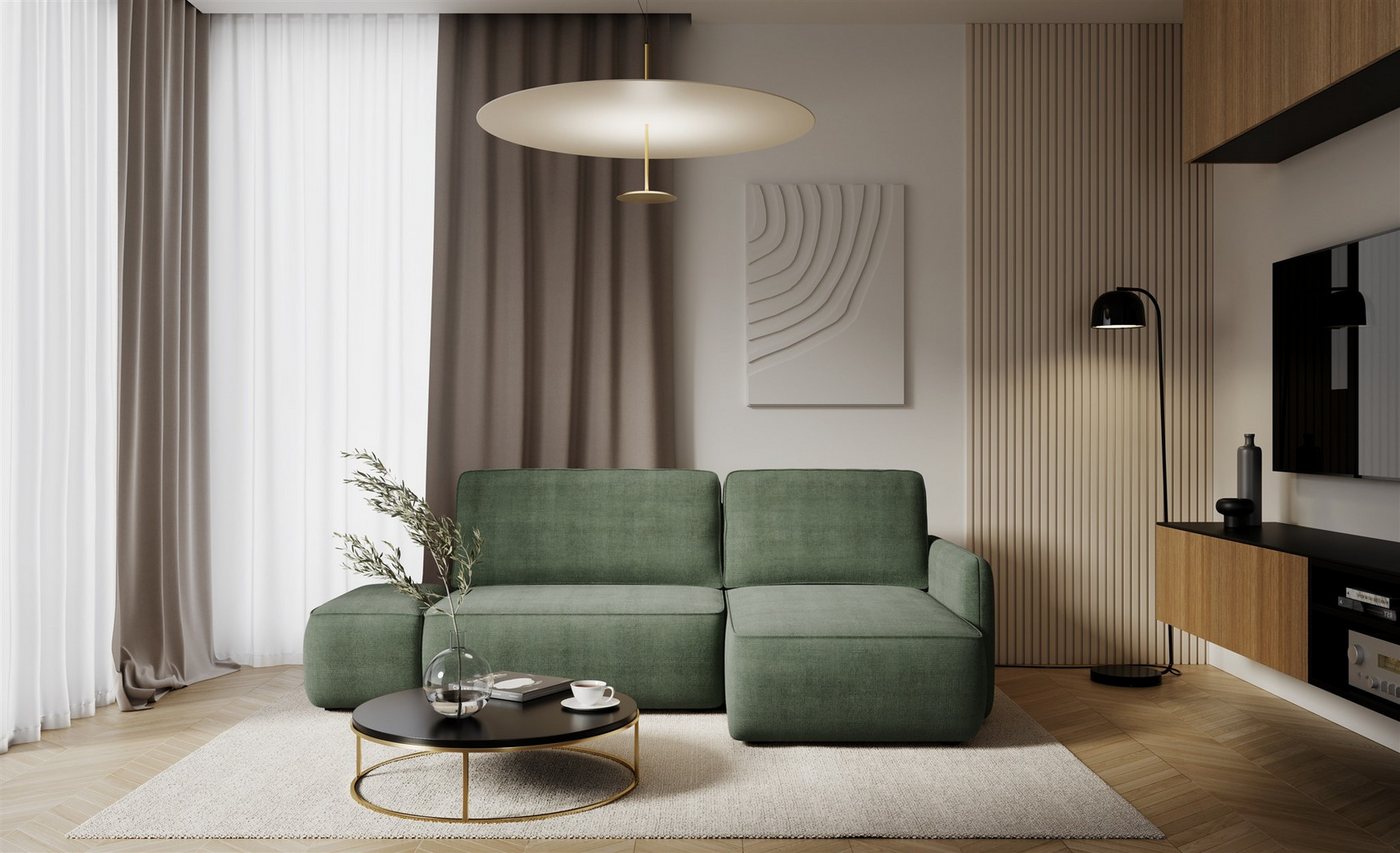 Fun Möbel Ecksofa Schlafsofa FUN EFREN mit Ottomane in Stoff Cremona, mit Bettkasten, Rücken echt bezogen Fun Möbel Ecksofa Schlafsofa FUN EFREN mit Ottomane in Stoff Cremona, mit Bettkasten, Rücken echt bezogen von Fun Möbel