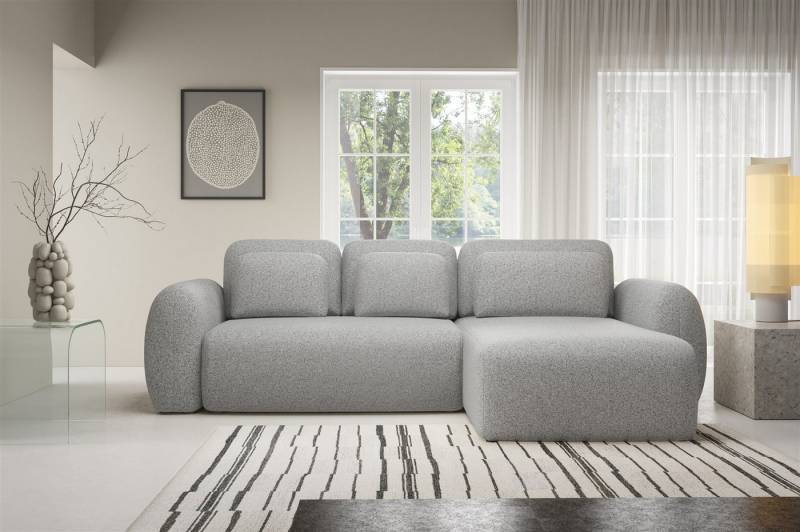 Fun Möbel Ecksofa Schlafsofa GASTON mit Ottomane in Stoff Puente, mit Bettkasten, Rundumbezug Fun Möbel Ecksofa Schlafsofa GASTON mit Ottomane in Stoff Puente, mit Bettkasten, Rundumbezug von Fun Möbel
