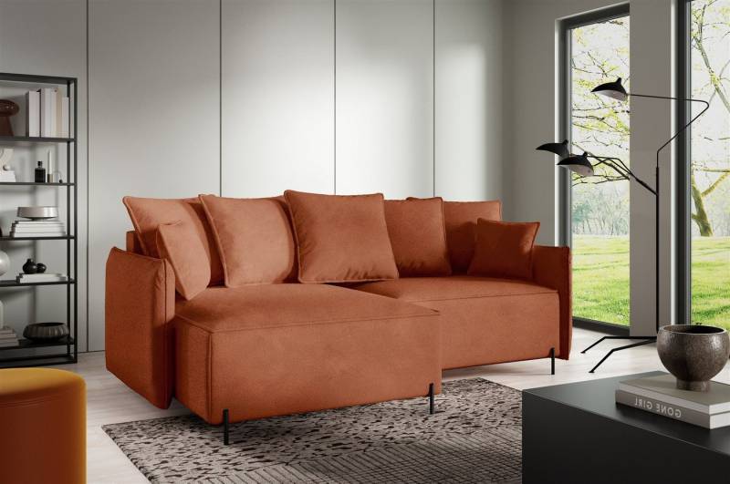 Fun Möbel Ecksofa Schlafsofa Sofa BETTO in Stoff Now or Never, Ottomane Links oder Rechts, Bettkasten, Rundumbezug Fun Möbel Ecksofa Schlafsofa Sofa BETTO in Stoff Now or Never, Ottomane Links oder Rechts, Bettkasten, Rundumbezug von Fun Möbel