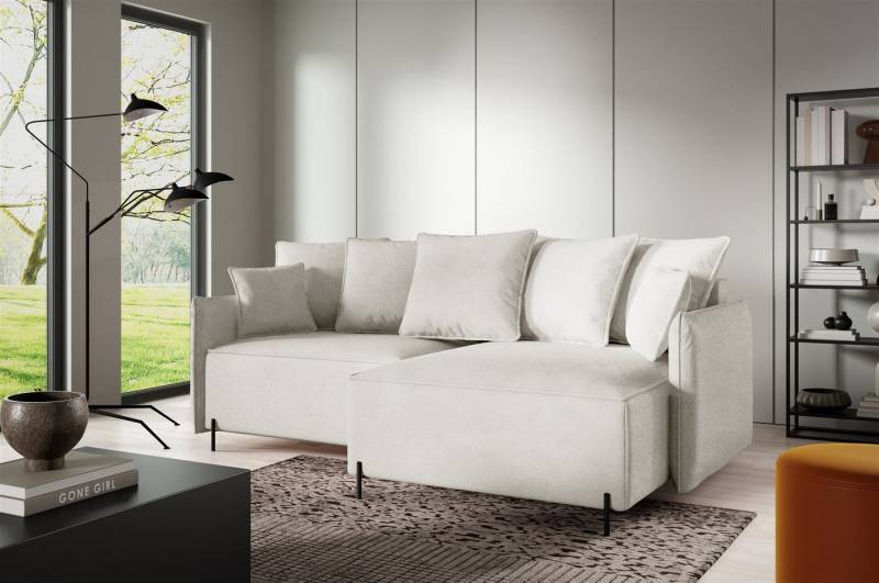 Fun Möbel Ecksofa Schlafsofa Sofa BETTO in Stoff Now or Never, Ottomane Links oder Rechts, Bettkasten, Rundumbezug Fun Möbel Ecksofa Schlafsofa Sofa BETTO in Stoff Now or Never, Ottomane Links oder Rechts, Bettkasten, Rundumbezug von Fun Möbel