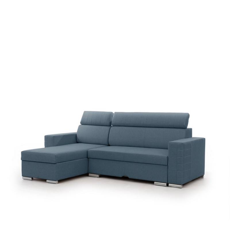 Fun Möbel Ecksofa Schlafsofa Sofa CANTON in Stoff, Ottomane Rechts oder Links, inkl. Bettkasten von Fun Möbel